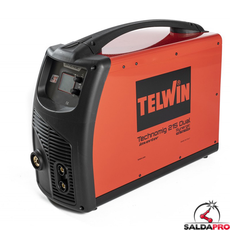 Saldatrice Inverter Multiprocesso Telwin TECHNOMIG 215 DUAL SYNERGIC 230V