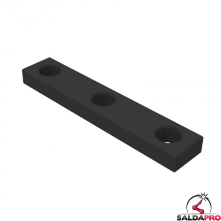 Battuta universale 260mm GPPH per tavoli saldatura SteelExpert, spessore 25mm, fori 28mm