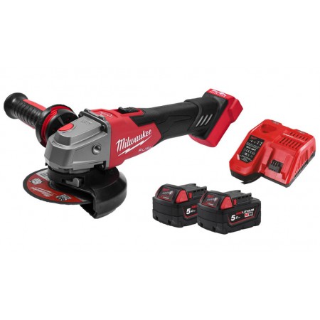 kit smerigliatrice angolare Milwaukee M18 Fuel FHSAG125XB100P-502P