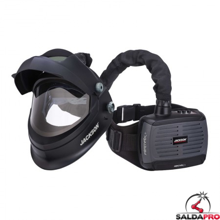 Maschera per saldatura Jackson Safety Translight Flip 455 autoscurante DIN 5-8, 9-13 e respiratore Airmax+